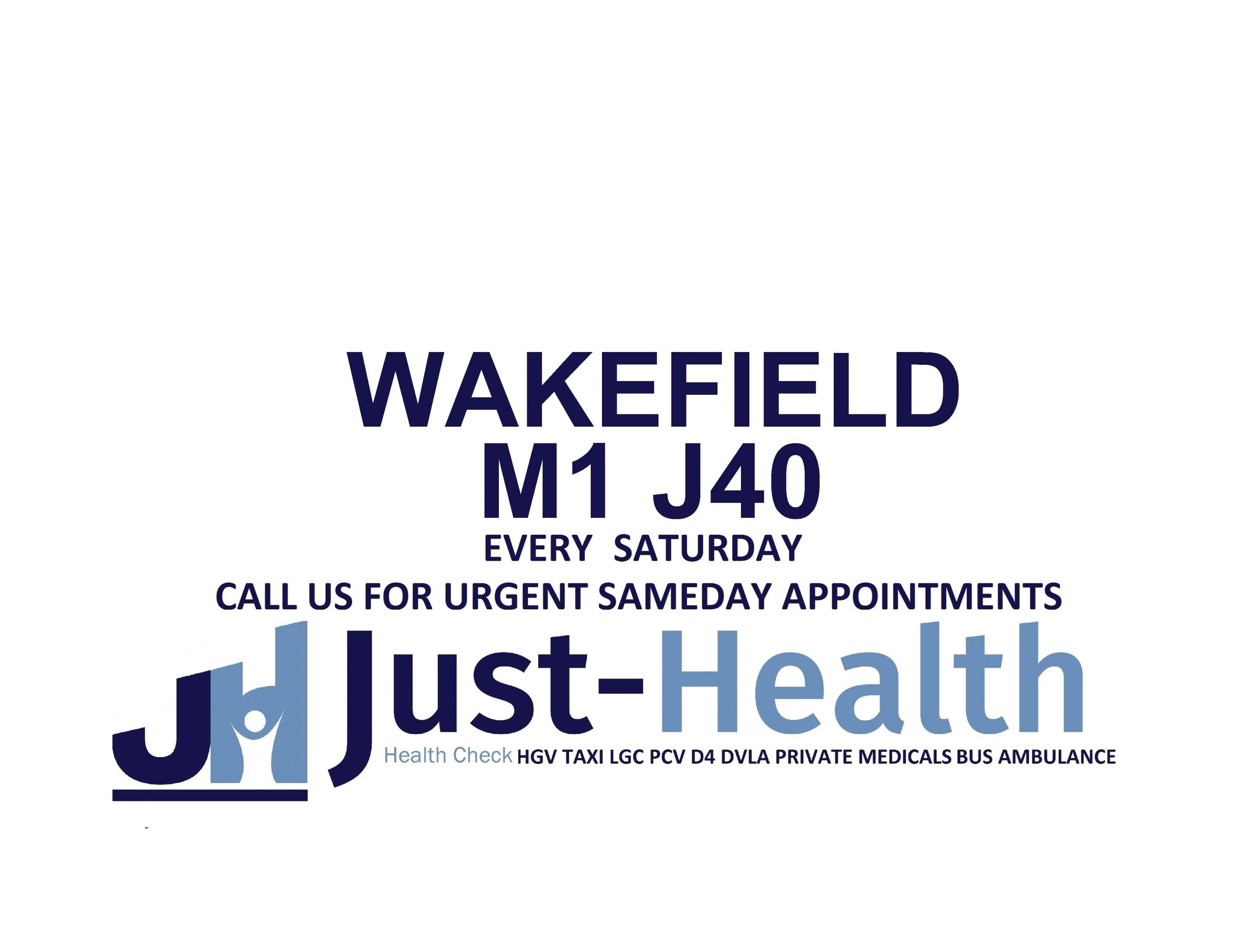JUST HEALTH HGV D4 Medical wakefield Taxi Medical drivers c1